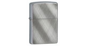 Зажигалка ZIPPO Classic с покрытием Brushed Chrome, латунь/сталь, серебристая, матовая, 36x12x56 мм